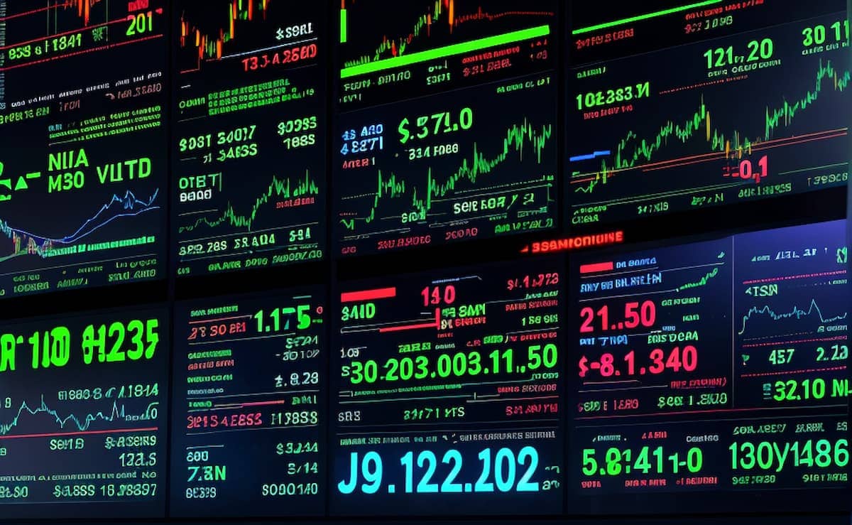 Mit Künstlicher Intelligenz erstellter Trading Desk
